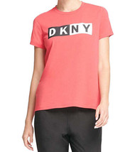 DKNY Womens Sport Logo T-Shirt Color Lust Size Small - £22.10 GBP