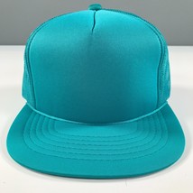 Vintage Blaugrün Blau Truckerhut Jungen Jugend Größe Netz Rücken Youngan... - $13.54 CAD