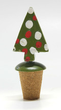 Christmas Tree w/ Spring Wine Bottle Stopper Christmas Accessory - £6.98 GBP