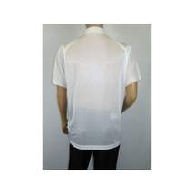 Mens Polo Shirt Slinky Sheer Short Sleeves Soft Touch Stacy Adams 57006 White image 5