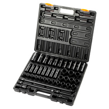 VEVOR Impact Socket Set 1/2 inch, 43 Piece Standard Socket set, 6-Point ... - $69.90