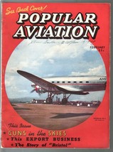 Popular Aviation 2/1938-Arch Whitehouse story-pre WWII-pulp thrills-VG - £69.74 GBP
