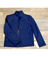 NWT $150 CALVIN KLEIN CK Navy Blue Men Medium INFINITE STRETCH SOFT SHELL JACKET - $48.26