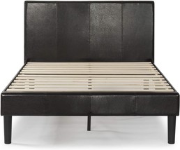 Zinus Gerard Faux Leather Upholstered Platform Bed Frame / Mattress, King - £180.14 GBP