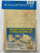 Vintage Justen Products Build A Furniture Living Room Kit Easy Assembly - £13.52 GBP