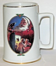 1996 Coca Cola Collector Edition Christmas Mug Stein For Santa 1950 H Sundblom - £11.87 GBP