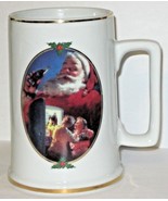 1996 Coca Cola Collector Edition Christmas Mug Stein For Santa 1950 H Su... - £11.87 GBP