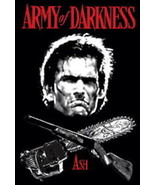 Army of Darkness Ash Shotgun &amp; Saw Crossbones T-Shirt Size Large NEW UNWORN - £11.33 GBP