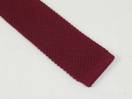 Men's Vitorofolo Italy Slim Tie Woven Fabric Fashionable RS-3 Burgundy image 3