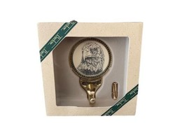 NEW NIB Barlow Designs Gold Eagle Wall Clothes Hook Made in the USA Bath... - $14.99