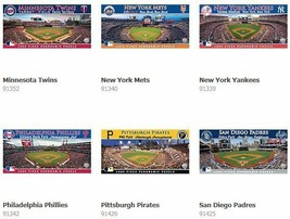 MLB Panoramic 1000 pc Puzzle by Masterpieces Puzzles -Select- Team Below - $30.95+