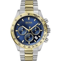 Hugo Boss HB1513767 Hero Sport Lux Mens&#39; Two-Tone Chronograph Watch + Gi... - $123.38