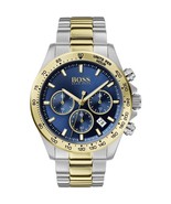 Hugo Boss HB1513767 Hero Sport Lux Mens' Two-Tone Chronograph Watch + Gift Bag - $123.38
