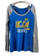 Adidas Mujer Ucla Bruins Camiseta Manga Larga Azul/Gris - Mediano - £15.77 GBP