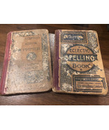 Antique McGuffey’s Eclectic Primer &amp; Spelling books 1879 - £58.80 GBP