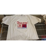 Howard University Embroidered Tshirt HBCU XL Vintage  Deadstock - $16.70