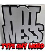 Custom Words Sign LED, 3D Printed YouTuber Light, Gamer Room Decor, USB ... - $60.00