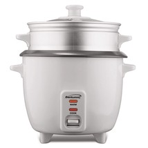 Brentwood 15 Cup Rice Cooker / Non-Stick with Steamer in White - £71.41 GBP