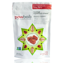 powbab Baobab Chews, 100% Antioxidants - Cold Flu, Healthy Fruit Snacks Gummies - £14.01 GBP+