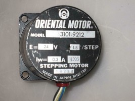 Oriental Motor Model 3101-9212 24V 1.8 Step,1W=0.3A RX6 Stepping Motor - £7.85 GBP