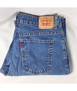 Levi’s 550 Women&#39;s Bootcut Relaxed Blue Jeans Tag Sz 12M Actual 30&quot; x 31... - £12.59 GBP