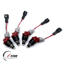 4x 850cc for JECS Side Feed Fuel Injectors Nissan NISMO SR20 S13 S14 S15 E85 - $189.70