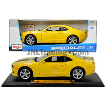 Maisto Special Edition 1:18 Die Cast Yellow Sports 2010 Chevrolet Camaro Ss Rs - £39.14 GBP