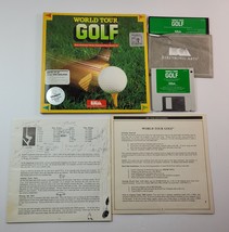 World Tour Golf for Dos IBM PC and Tandy by Electronic Arts Complete Floppy Disc - £14.00 GBP