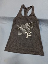 Orangetheory More Life Tank Top Gray Unisex Womens  Mens Running Athletic Gift - £15.88 GBP