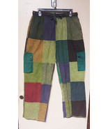 LARGE  Lightweight Cotton Stonewash Patchwork Cargo Pants  #L3  Unisex - $62.90 CAD