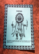 &quot;SUNFACE&quot; Navajo The  Kachina Native American Tribal Brochure - $8.22