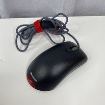 Vintage Black Microsoft Wheel Mouse Optical USB Mouse 1.1/1.1a - CLEANED TESTED - £9.48 GBP