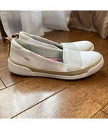Ryka Opal Surround Fit Womens 7 White Slip Ons Canvas Casual Flat Loafer... - £16.49 GBP