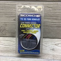 SCOSCHE FD021 Car Stereo Wiring Install Connector '73-'03 Ford Vehicles NEW - $4.94