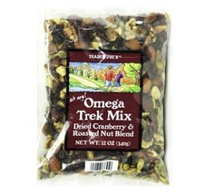 Trader Joe&#39;s Omega Trek Mix with Dried Cranberries &amp; Roasted Nut Blend 8... - $9.99