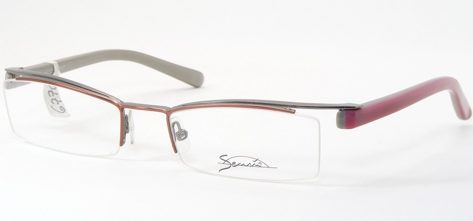 Sensio S009-B 13 UNIQUE RARE EYEGLASSES GLASSES METAL HALF RIM FRAME 51-... - $93.40