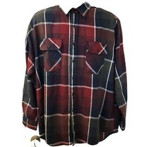 Vintage David Taylor Men&#39;s Plaid Long Sleeve Casual Button Up Collared Shirt XL - £20.49 GBP