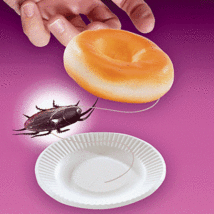 Mini Bagel Surprise - Startle Friends With Cockroach! - Fake Mini Bagel Surprise - £1.57 GBP