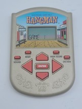 Vintage 1995 Hangman Electronic Handheld Game GOLD Milton Bradley Tested &amp; Works - £16.47 GBP