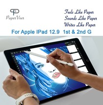 PaperVeer Matte Finish Film Anti-Glare Screen For Apple iPad 12.9 in W B... - $18.80