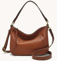 Fossil Skylar Crossbody Shoulder Bag Brown Leather SHB2656213 NWT $180 Brandy - £65.76 GBP