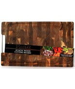 Bombay Natural Acacia Wood Cutting Board Knife Friendly Surface Protects... - £66.44 GBP