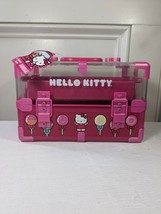 Sanrio Hello Kitty Beauty Case makeup fishing tackle box pink Added Extras 2012 - £38.59 GBP
