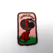 Vintage Girl Scouts 1978 COOKIE TIME Patch Badge 2.5x5 Inch Pink Green - $14.95