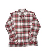 Vintage 60s James Campion Flannel Shirt Mens L Plaid Challa Cloth Dartmouth - £53.12 GBP