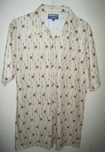 Dragonfly Clothing Company Retro 70s Disco Series Short Sleeve Shirt Sz M - £27.93 GBP