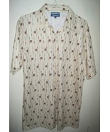DRAGONFLY Clothing Company Retro 70s DISCO Series Short Sleeve Shirt Sz M - £27.56 GBP