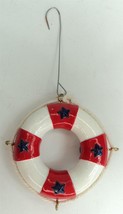 Life Preserver Fridge Magnet Ornament - Nautical Decor Souvenir - $12.12