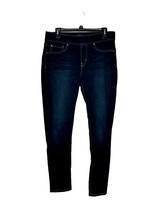 Talbots Women&#39;s Jeans Mid-Rise Straight Leg Stretch Denim Dark Blue Size 30 - £15.50 GBP