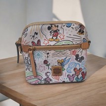 Disney Parks Dooney &amp; Bourke Disney Sketch Icons Domed Crossbody Purse Bag NEW - £131.61 GBP